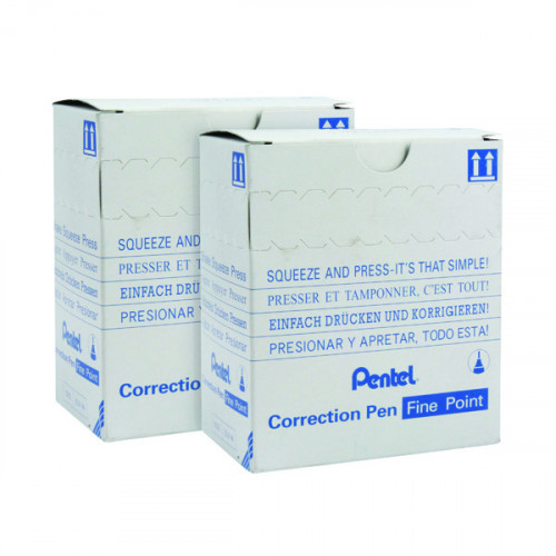PENTEL MICRO CORRECT PEN 12ML 2FOR1