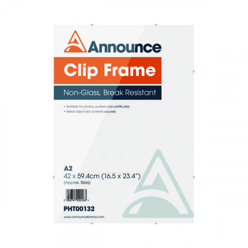 ANNOUNCE A2 METAL CLIP FRAME