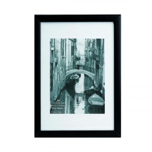 HAMPTON FRAMES BLACK WOODEN FRAME A4