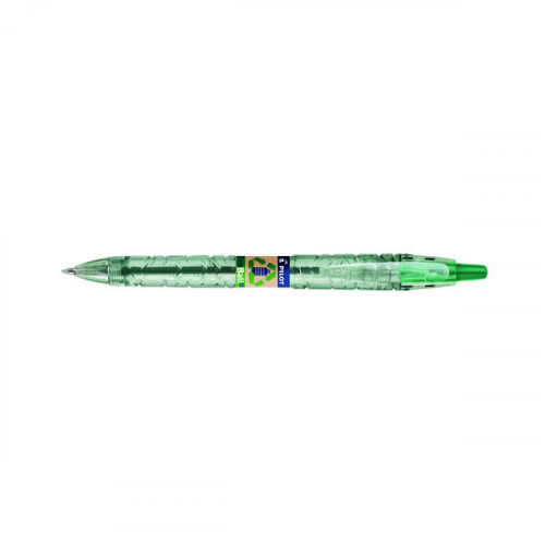 Pilot B2P Ecoball Ballpoint Med Green (Pack of 10) 4902505621611