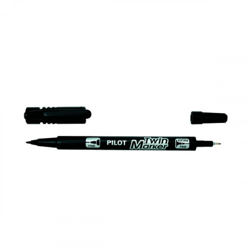 Pilot Begreen Twin Permanent Marker Fine Black (Pack of 10) 4902505342080