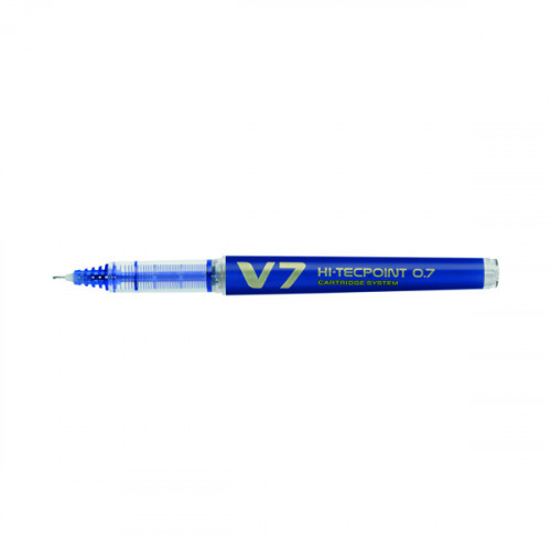 Pilot V7 Cartridge Rollerball Pen Medium Line Blue (Pack of 10) 4902505442889