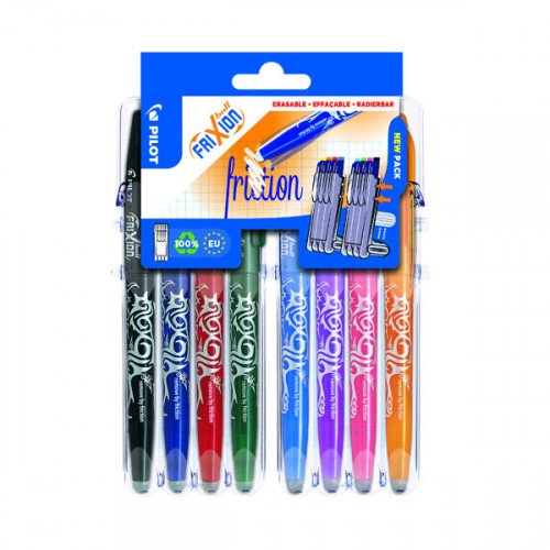 Pilot Set2Go FriXion Rollerball 07 Pens Assorted (Pack of 8) 3131910551591