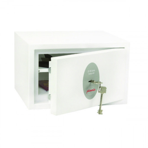 Phoenix Fortress High Security Burglary Safe White SS1181K
