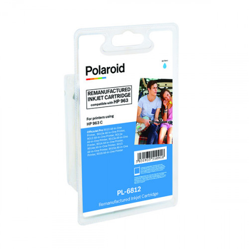 Polaroid HP 963 Cyan Inkjet Cartridge 700 Pages 3JA23AE-COMP