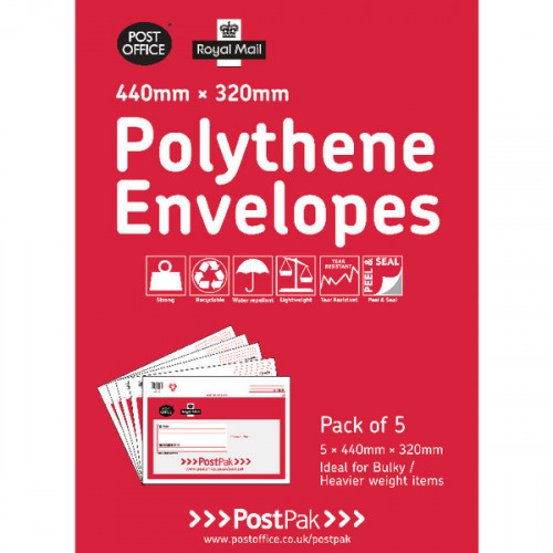 Polythene 440x320 Envelopes (Pack of 20) 101-3485