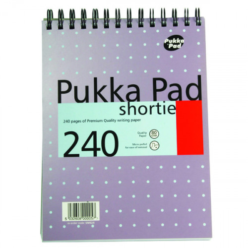PUKKA WREBND NOTEPAD 240PG GOLD PK3