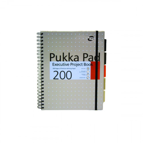 PUKKA EXEC RULED PROJECT BOOK A4 PK3