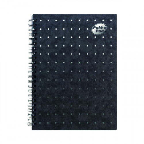 Pukka Notemakers Sidebound A5 Black (Pack of 10) 7276-PRS