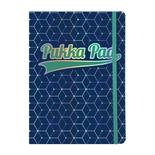 Pukka Pad Glee Journal Pad A5 Dark Blue (Pack of 3) 8685-GLE