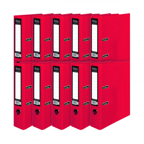 PUKKA BRIGHTS LEVER ARCH A4 RED P10