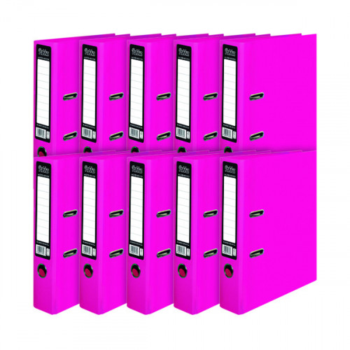 PUKKA BRIGHTS LEVER ARCH A4 PNK P10
