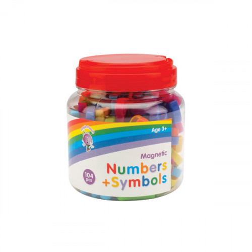 Purple Peach Magnetic Numbers and Symbols (Pack of 624) 007