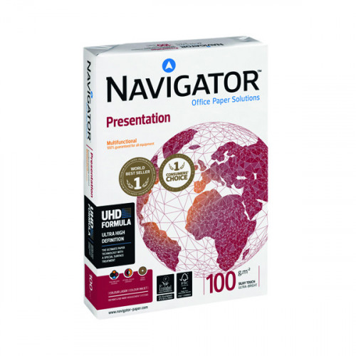 NAVIGATOR PRESENTATION A4 100GM WHT