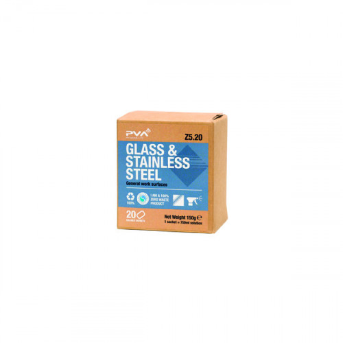 PVA Glass and Stainless Steel Sachets (Pack of 20) PVAB5-20