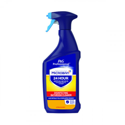 Microban Professional Disinfectant Bathroom Cleaner Citrus 6x750ml C004298