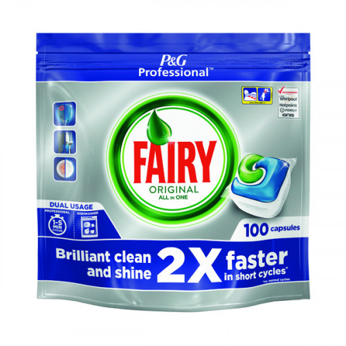 Fairy Original Dishwasher Tablets (Pack of 100) 8001090215543