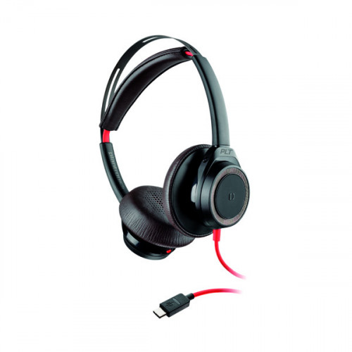 Poly Blackwire 7225 BW7225 Headset USB-C Corded Black WW 211145-01
