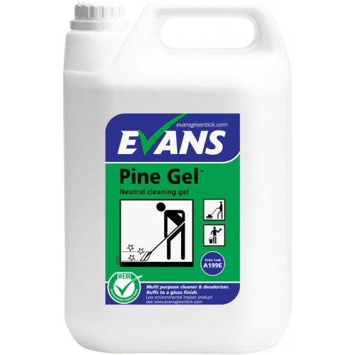 Evans Pine Gel, Multipurpose neutral cleaning gel per 5 Ltr (A199EEV2)