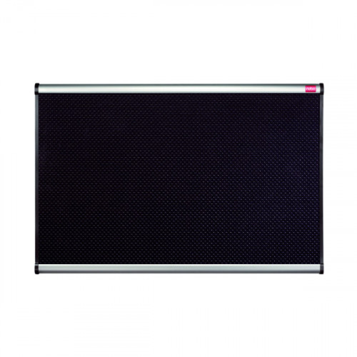 Nobo Prestige Foam Noticeboard Aluminium Frame 1200 x 900mm Black QBPF1290