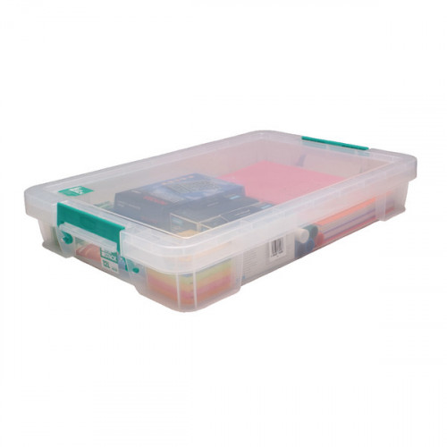 StoreStack 12 Litre Storage Box W550xD360xH90mm Clear RB75898
