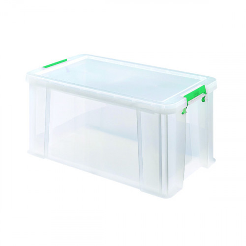STORESTACK STORAGE BOX CLEAR 54L