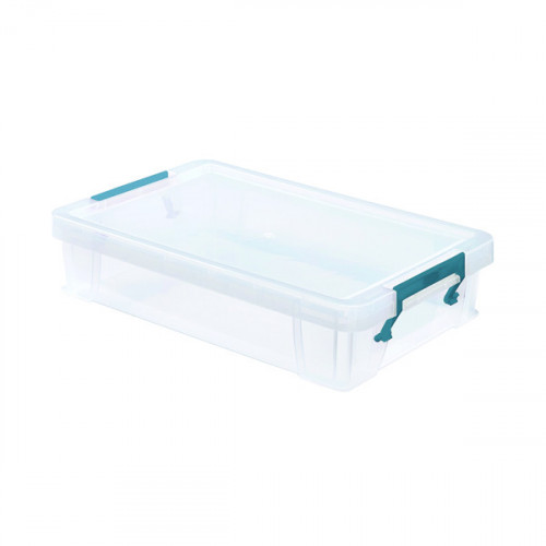 StoreStack 5.5 Litre Storage Box W400xD255xH80mm Clear RB90121