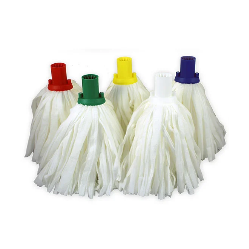 â€˜RHPâ€™ Super White Socket Mop Head Green 115g (Machine Washable) Per Each - Available to order