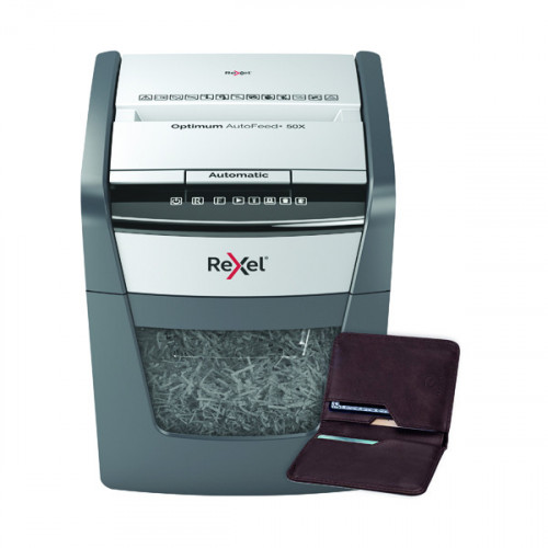 REXEL OPTIMUM AUTOFEED+ 50X SHREDDER