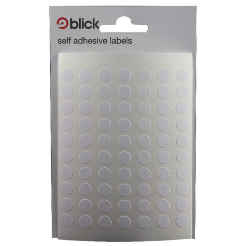 BLICK WHITE 8MM ROUND LABEL BAG