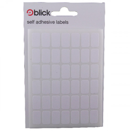 Blick White Labels in Bags 9x16mm (Pack of 20) RS002550