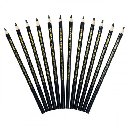 WEST DESIGN CHINA PENCIL BLACK PK12