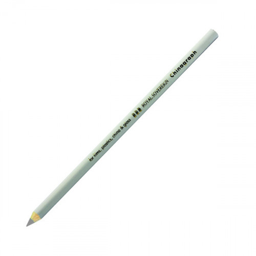 ROYAL SOV CHINAGRAPH PENCIL WHT PK12