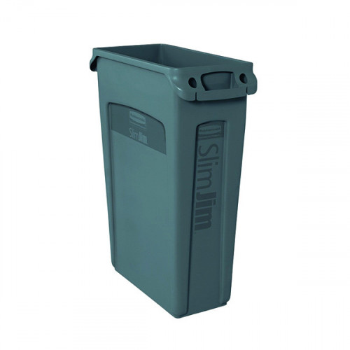 RUBBERMAID SLIM JIM CNTN 87L GREY