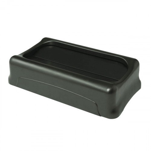 RUBBERMAID SLIM JIM SWING LID BLACK