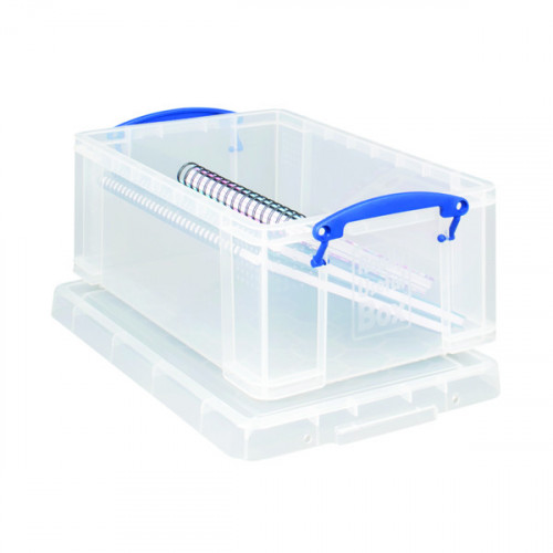 REALLY USEFUL 9L STORAGE BOX/LID CLR