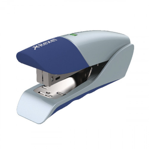 REXEL GAZELLE STAPLER SILVER/BLUE
