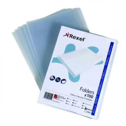 REXEL SUPERFINE CUT FLUSH FOLDER A4