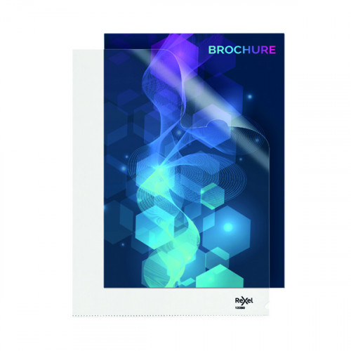 Rexel Nyrex 80 Letter File Folder A4 Clear (Pack of 25) 12280