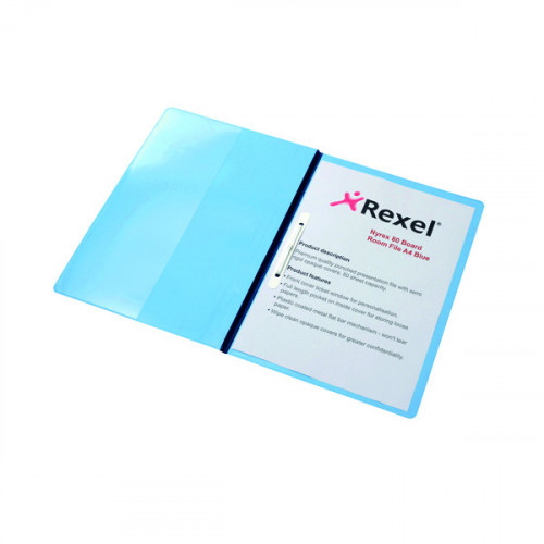 Rexel Nyrex 80 Boardroom Files A4 Blue (Pack of 5) 13035BU