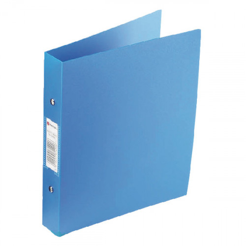 Rexel Budget 2 Ring Binder Polypropylene A4 Blue (Pack of 10) 13422BU