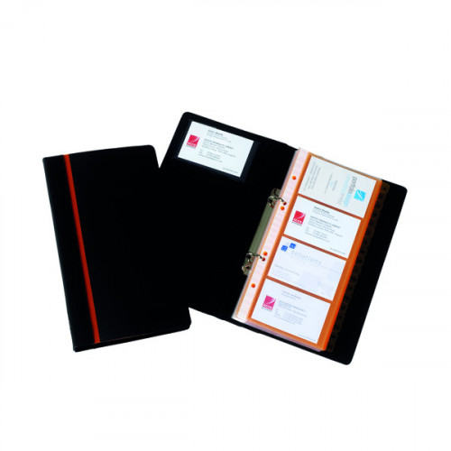 Rexel Professional Business Card Book Black 2101131