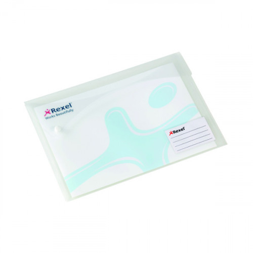 Rexel XTra Popper Folder White (Pack of 5) 2101161