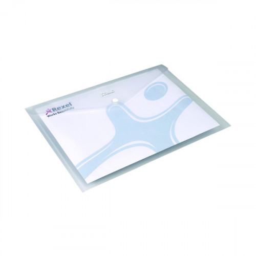 REXEL ICE POPPER WALLET A4 CLR PK5