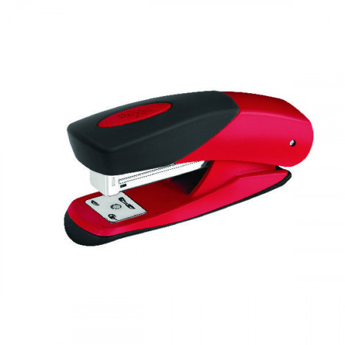 Rexel Choices Matador Half Strip Stapler 25 Sheet Red 2115688