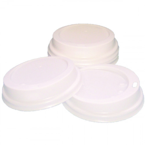 25CL PAPER CUP LIDS WHITE PK100