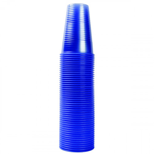 MYCAFE PLASTIC CUPS 7OZ BLUE PK1000