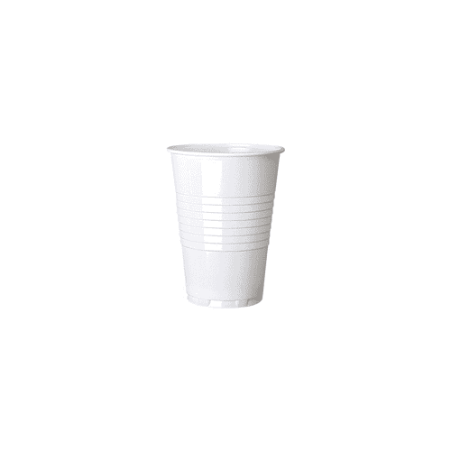 Rexam White Plastic Cups 7oz per 2000