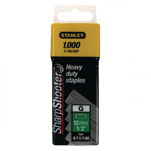 STANLEY 12MM STAPLES PK1000
