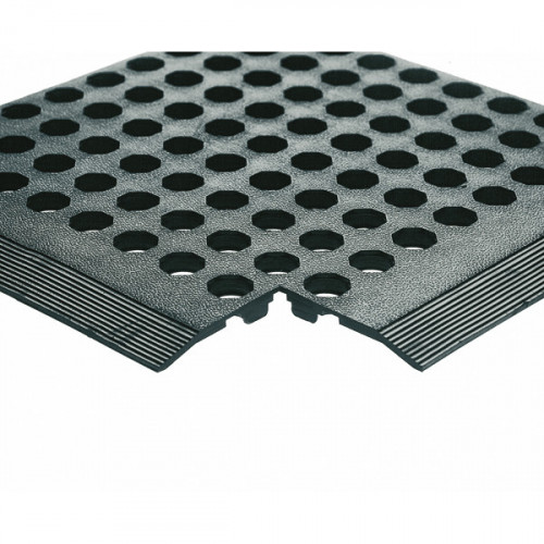 BLACK RUBBER WORKSAFE MAT 312475